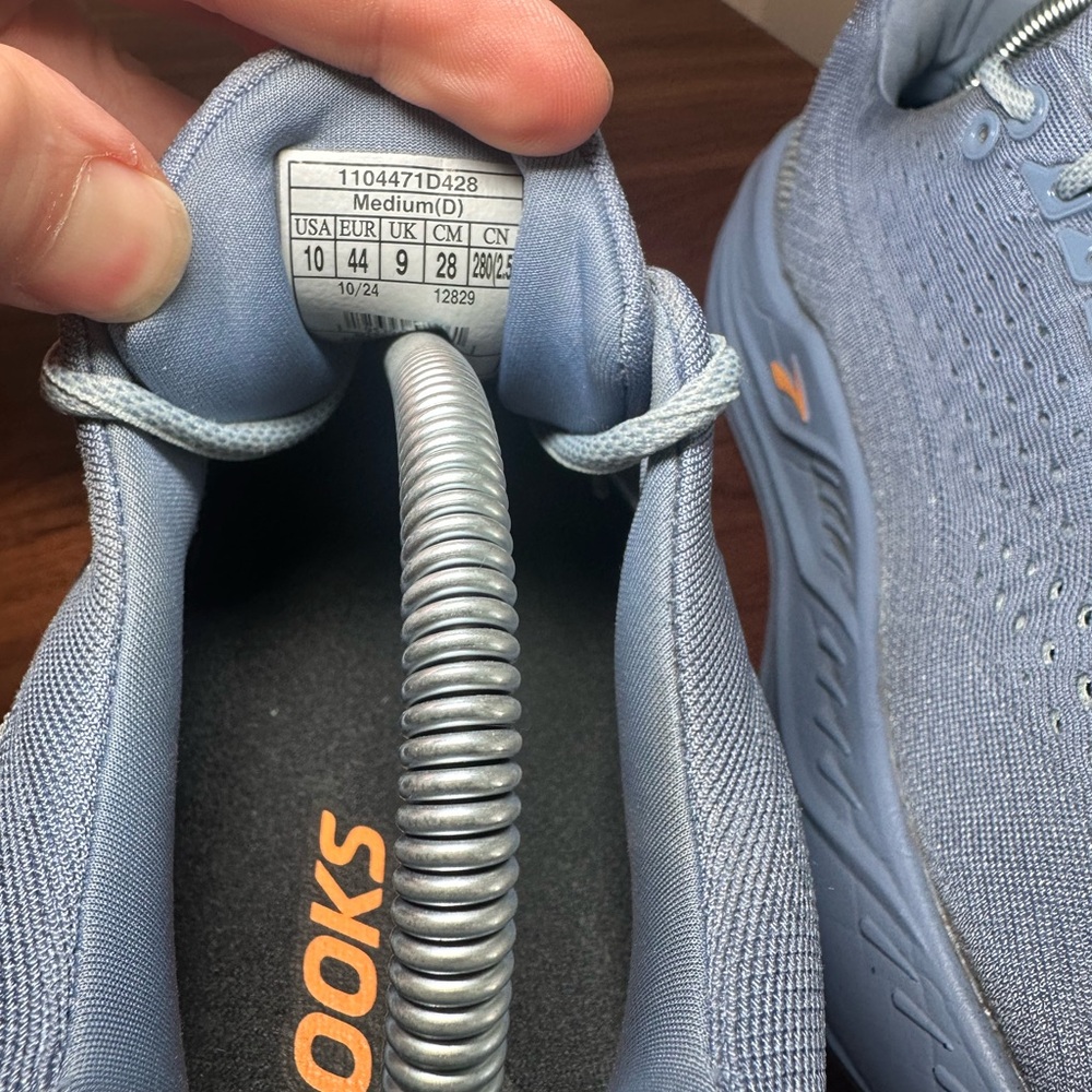 Brooks Blue and Orange Athletic Shoes - Picture 7 of 7